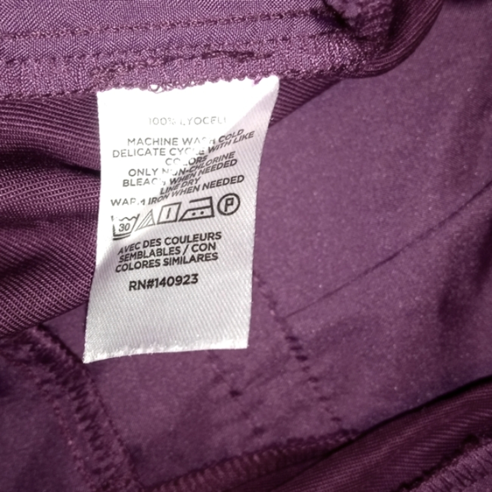 LOFT Deep Burgundy Women's Trousers - Picture 6 of 6